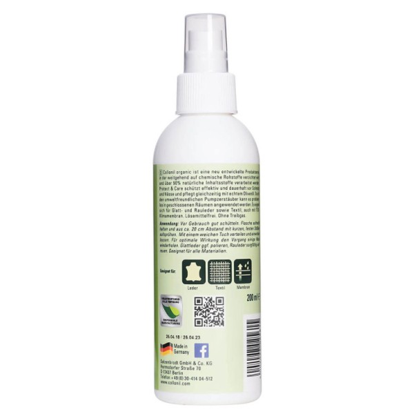 Collonil Protect & Care Organic Solution do impregnacji i pielęgnacji skórzanych kurtek – PIELĘGNACJA I WODOODPORNOŚĆ — fotografia 4
