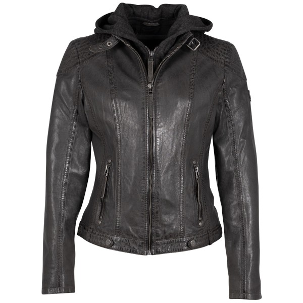 Kurtka skórzana damska Mauritius Antracyt Cacey