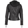 Kurtka skórzana damska Mauritius Antracyt Cacey – Kurtki skórzane