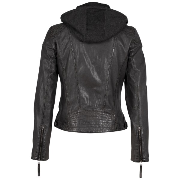 Kurtka skórzana damska Mauritius Antracyt Cacey