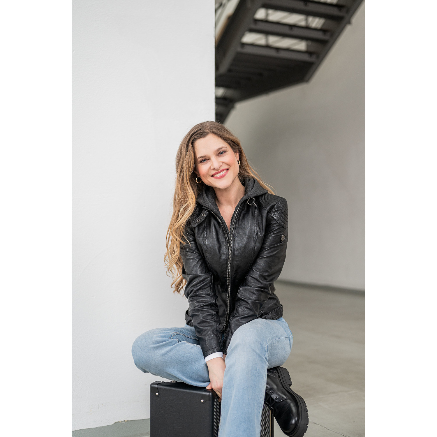 Kurtka skórzana damska Mauritius Czarna Cacey – Kurtki skórzane