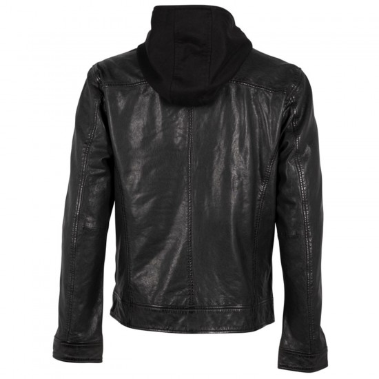 Męska skórzana kurtka Deercraft Czarna DMBrindley Męska skórzana kurtka Deercraft Czarna DMBrindley