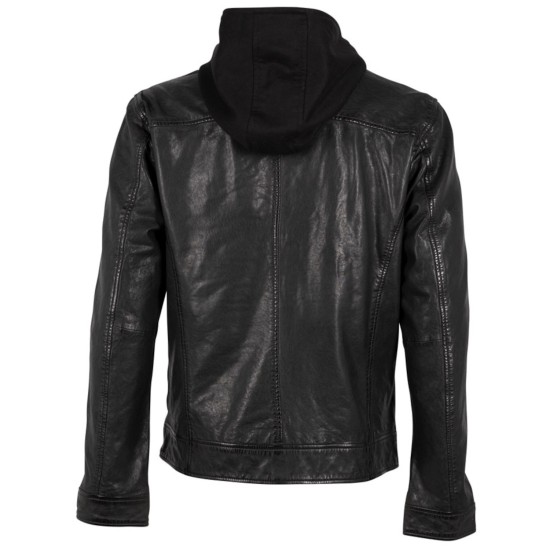 Męska skórzana kurtka Deercraft Czarna DMBrindley