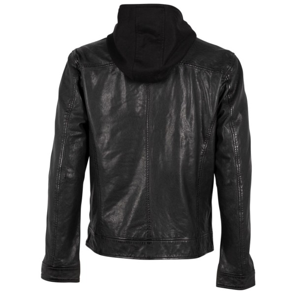 Męska skórzana kurtka Deercraft Czarna DMBrindley