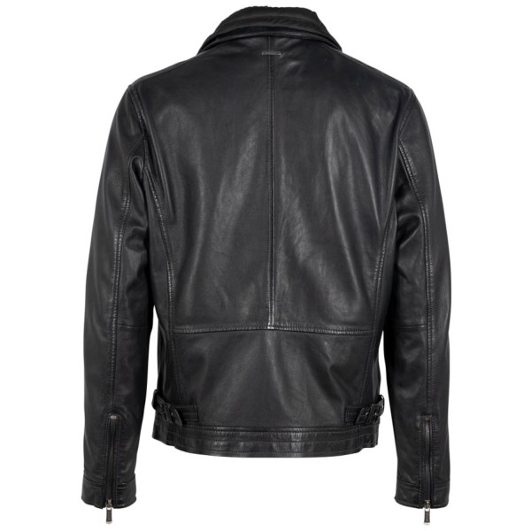 Męska skórzana kurtka Deercraft granatowa DMTheros