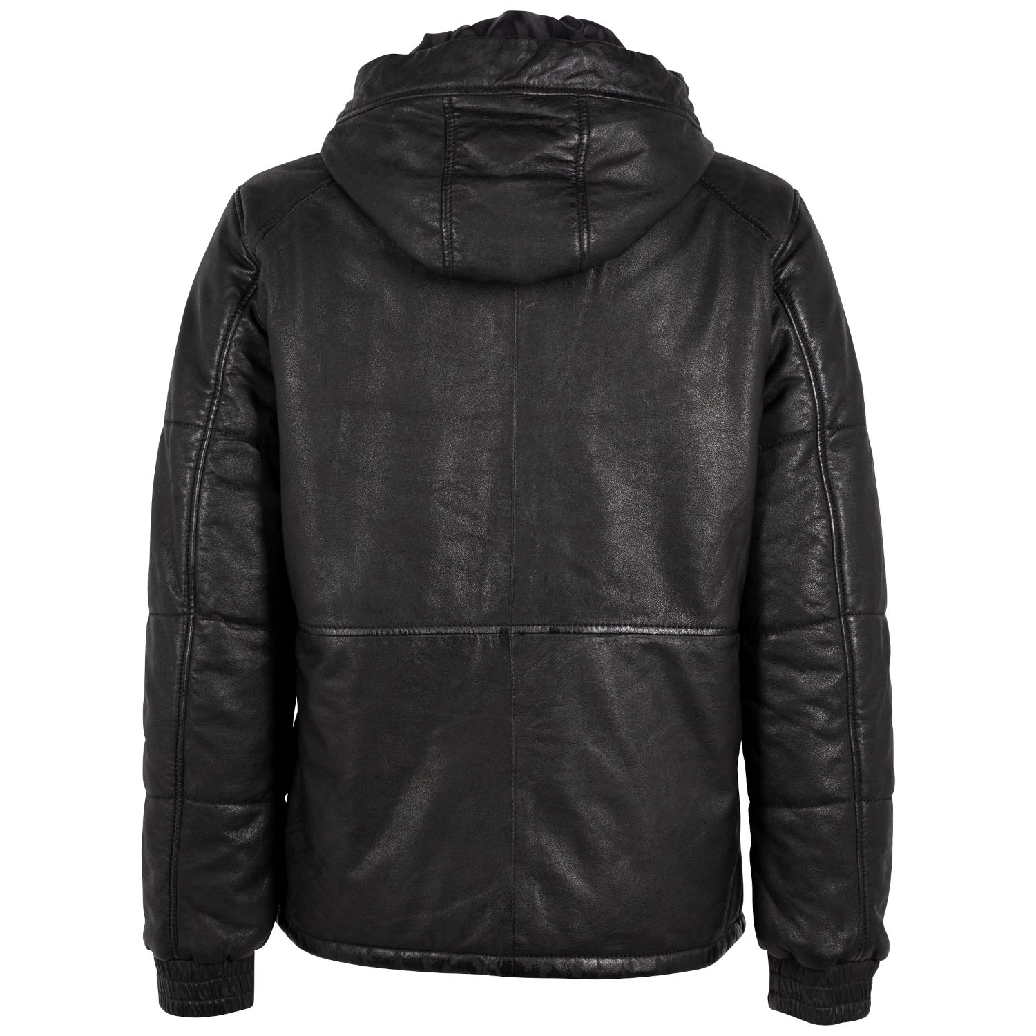 Męska skórzana kurtka 2.0 od Mauritius Czarna G2MAbito – BLACK FRIDAY