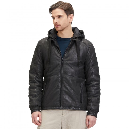 Męska skórzana kurtka 2.0 od Mauritius Czarna G2MAbito
