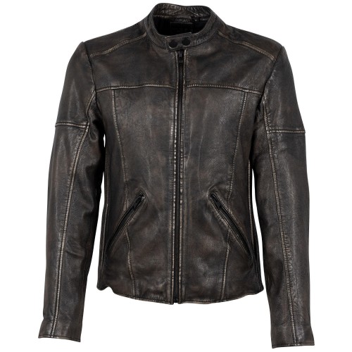 Męska skórzana kurtka 2.0 od Mauritius Vintage Black G2MAryn