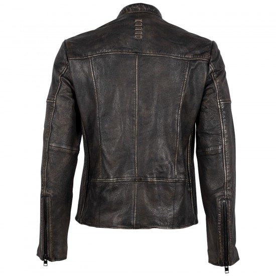 Męska skórzana kurtka 2.0 od Mauritius Vintage Black G2MAryn