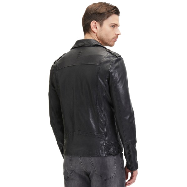 Męska skórzana kurtka 2.0 od Mauritius Czarna G2MRotys