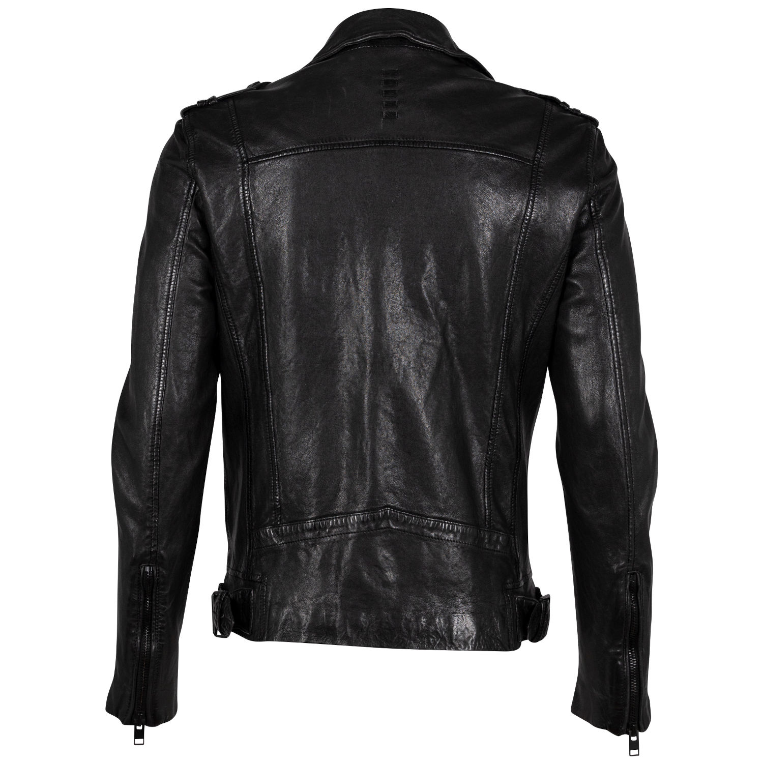 Męska skórzana kurtka 2.0 od Mauritius Czarna G2MRotys – BLACK FRIDAY