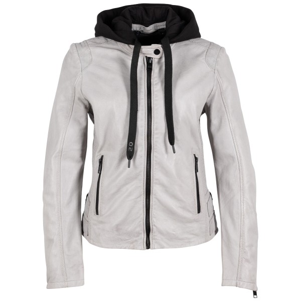 Kurtka skórzana damska 2.0 od Mauritius jasnoszara G2WAlya