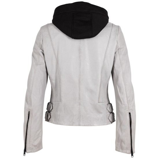 Kurtka skórzana damska 2.0 od Mauritius jasnoszara G2WAlya