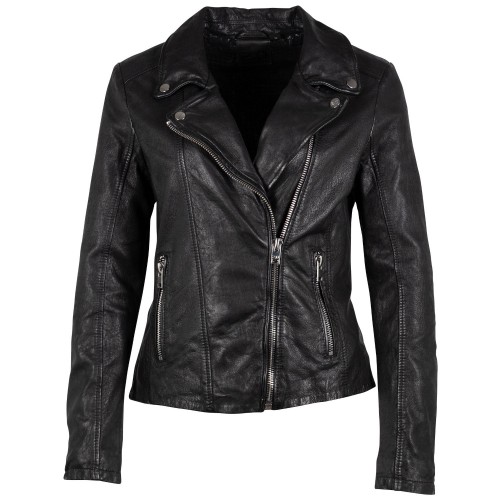 Kurtka skórzana damska 2.0 Mauritius Czarna G2WByra