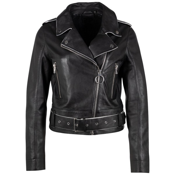 Kurtka skórzana damska 2.0 Mauritius Czarna G2WCelin