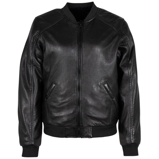 Dwustronna skórzana kurtka damska 2.0 Mauritius Czarna G2WDilay