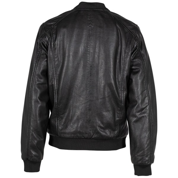 Dwustronna skórzana kurtka damska 2.0 Mauritius Czarna G2WDilay