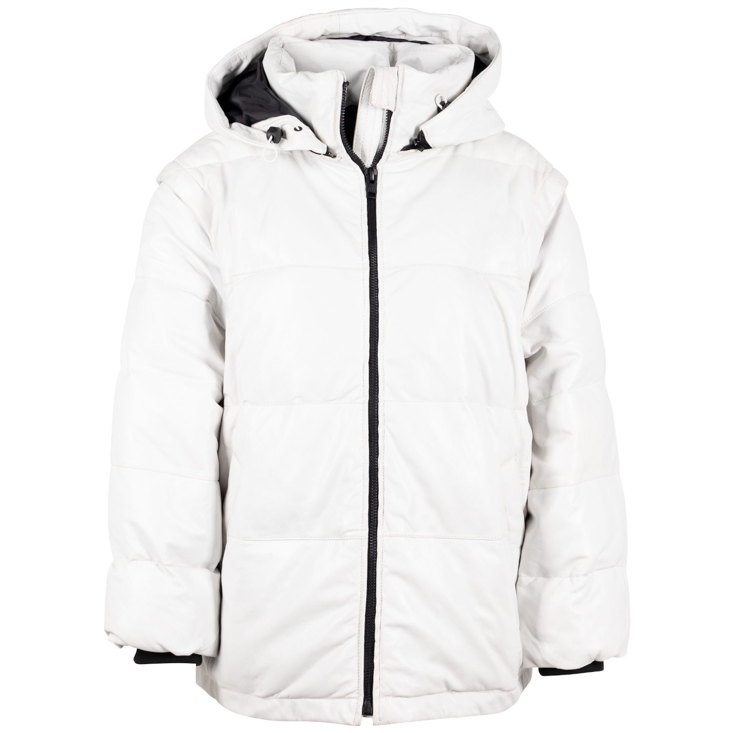 Damska skórzana kurtka 2 w 1 2.0 marki Mauritius w kolorze białym G2WEloisa – BLACK FRIDAY