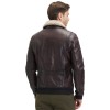 Męska skórzana kurtka Mauritius brązowa GMStarpilot - readytowear