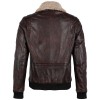 Męska skórzana kurtka Mauritius brązowa GMStarpilot - readytowear