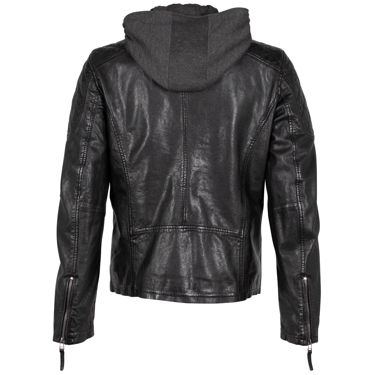 Męska skórzana kurtka Mauritius Czarna GMTinon – BLACK FRIDAY