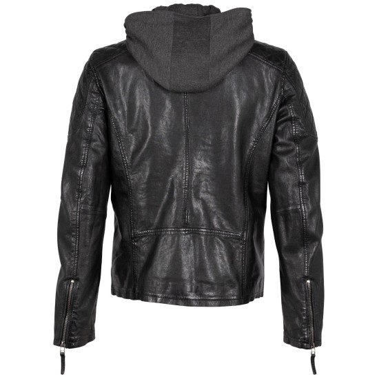 Męska skórzana kurtka Mauritius Czarna GMTinon