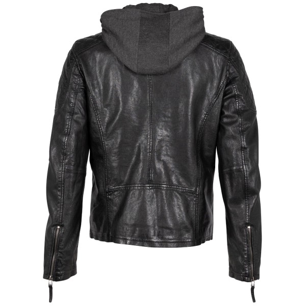 Męska skórzana kurtka Mauritius Czarna GMTinon