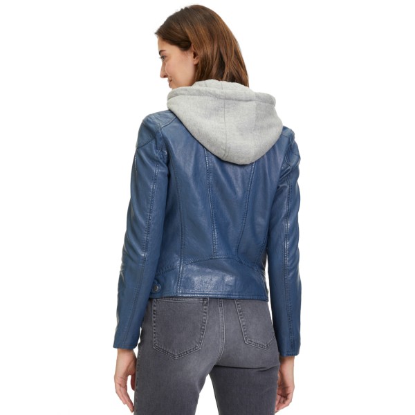 Kurtka skórzana damska Mauritius Niebieska GWAlice