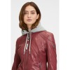 Kurtka skórzana damska Mauritius ciemnoczerwona GWAlice – BLACK FRIDAY