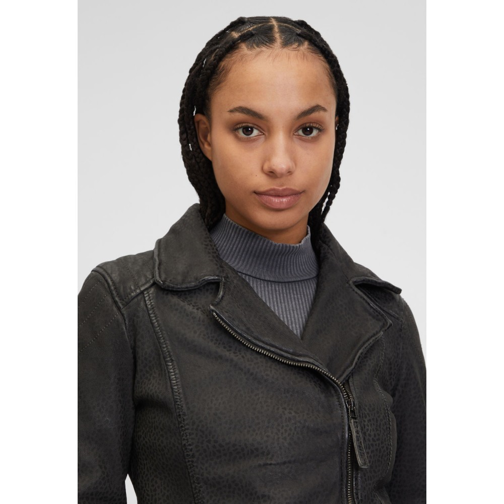 Kurtka skórzana damska Mauritius antracytowa GWAnimala - readytowear