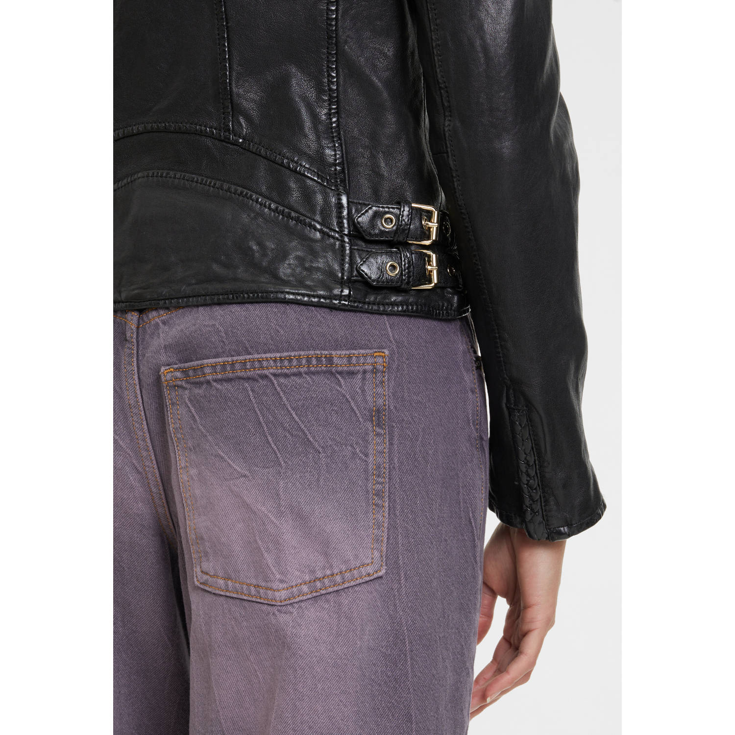 Kurtka skórzana damska Mauritius Czarna GWCaira – BLACK FRIDAY