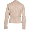 Kurtka skórzana damska Mauritius jasnobeżowa GWClair – BLACK FRIDAY
