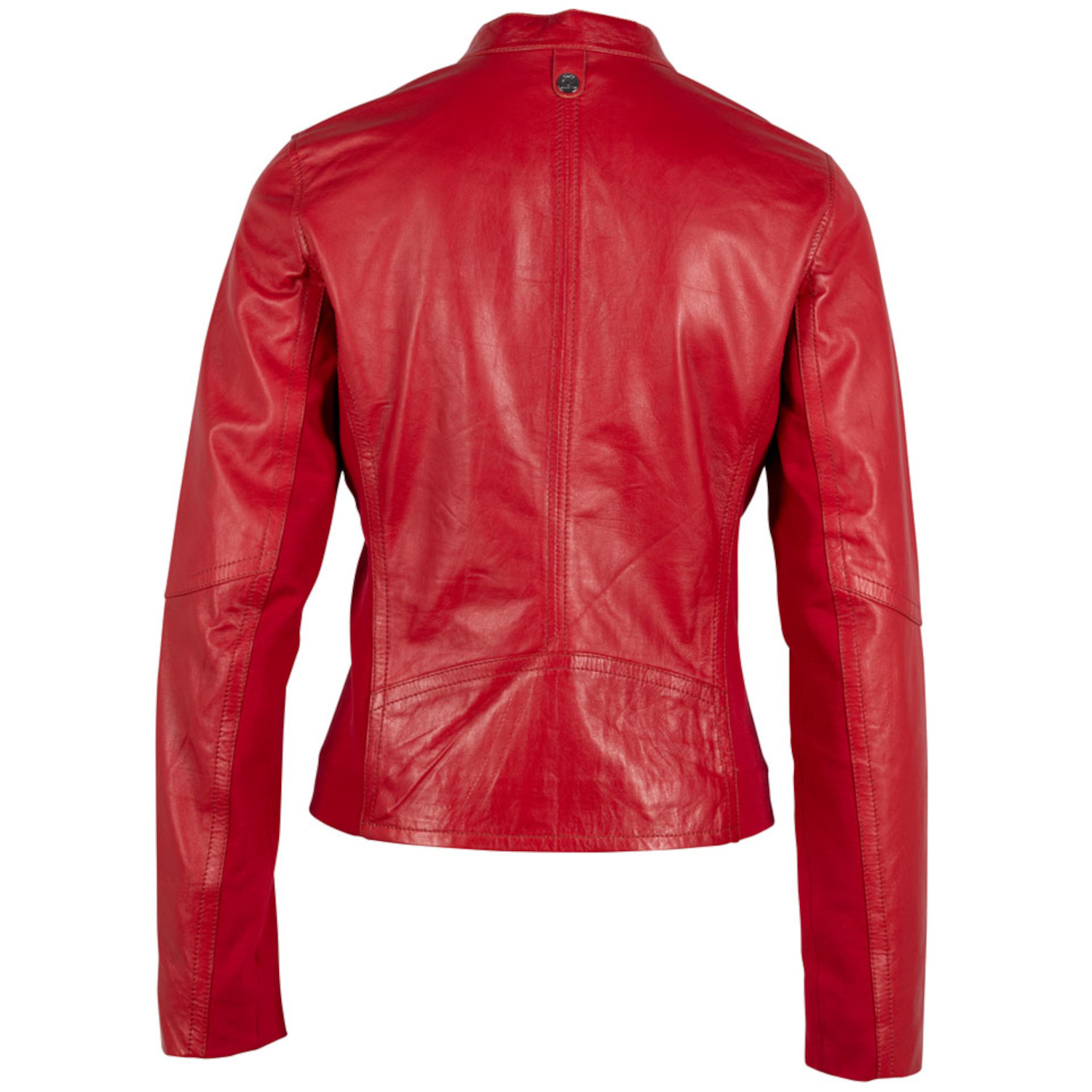 Kurtka skórzana damska Mauritius czerwona GWClair – BLACK FRIDAY