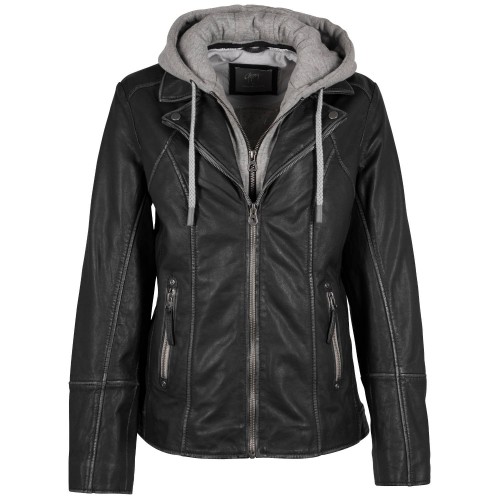 Kurtka skórzana damska Mauritius Czarna GWConny