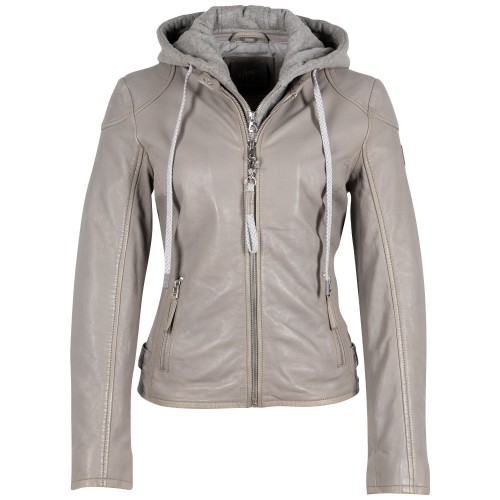 Kurtka skórzana damska Mauritius Szara GWFahira