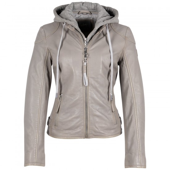 Kurtka skórzana damska Mauritius Szara GWFahira