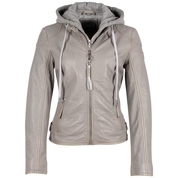 Kurtka skórzana damska Mauritius Szara GWFahira