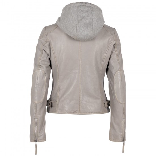 Kurtka skórzana damska Mauritius Szara GWFahira