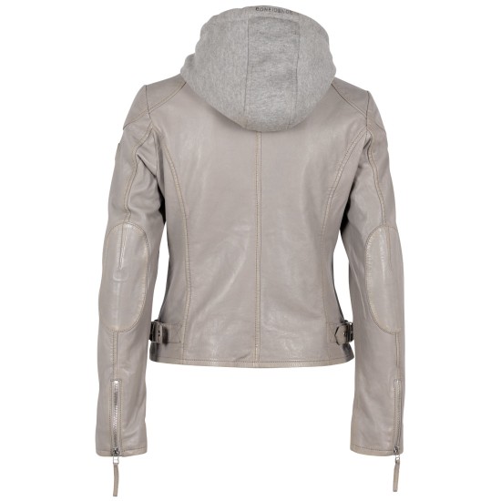 Kurtka skórzana damska Mauritius Szara GWFahira