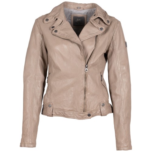 Kurtka skórzana damska Mauritius beżowa GWFaible