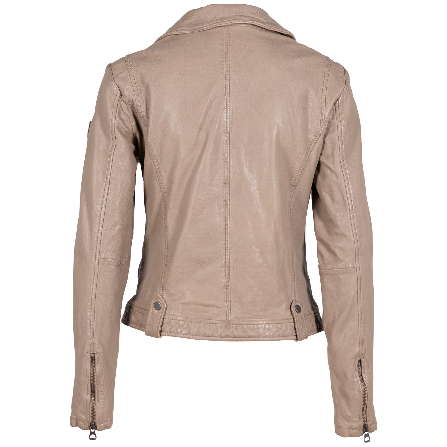 Kurtka skórzana damska Mauritius beżowa GWFaible – BLACK FRIDAY