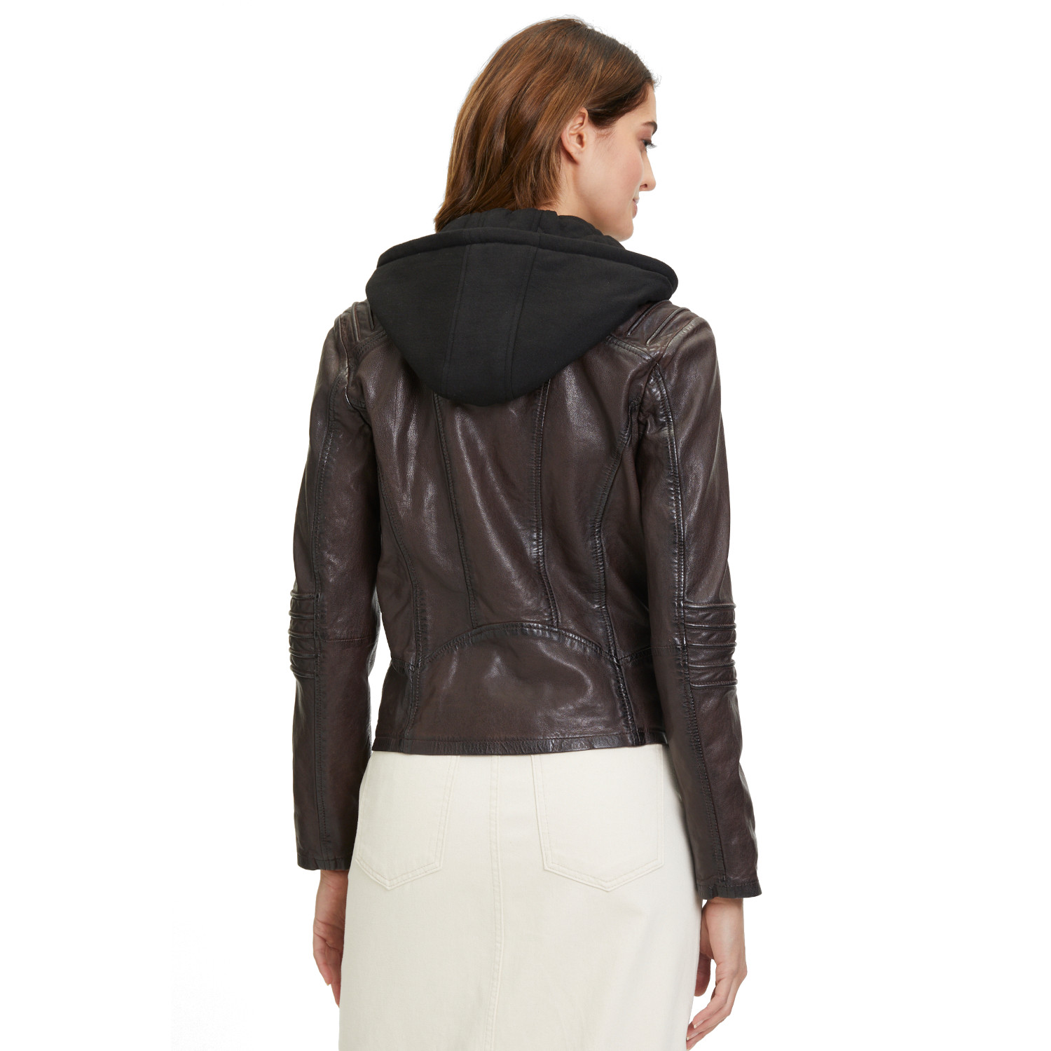 Kurtka skórzana damska Mauritius Kasztan GWFlura – BLACK FRIDAY