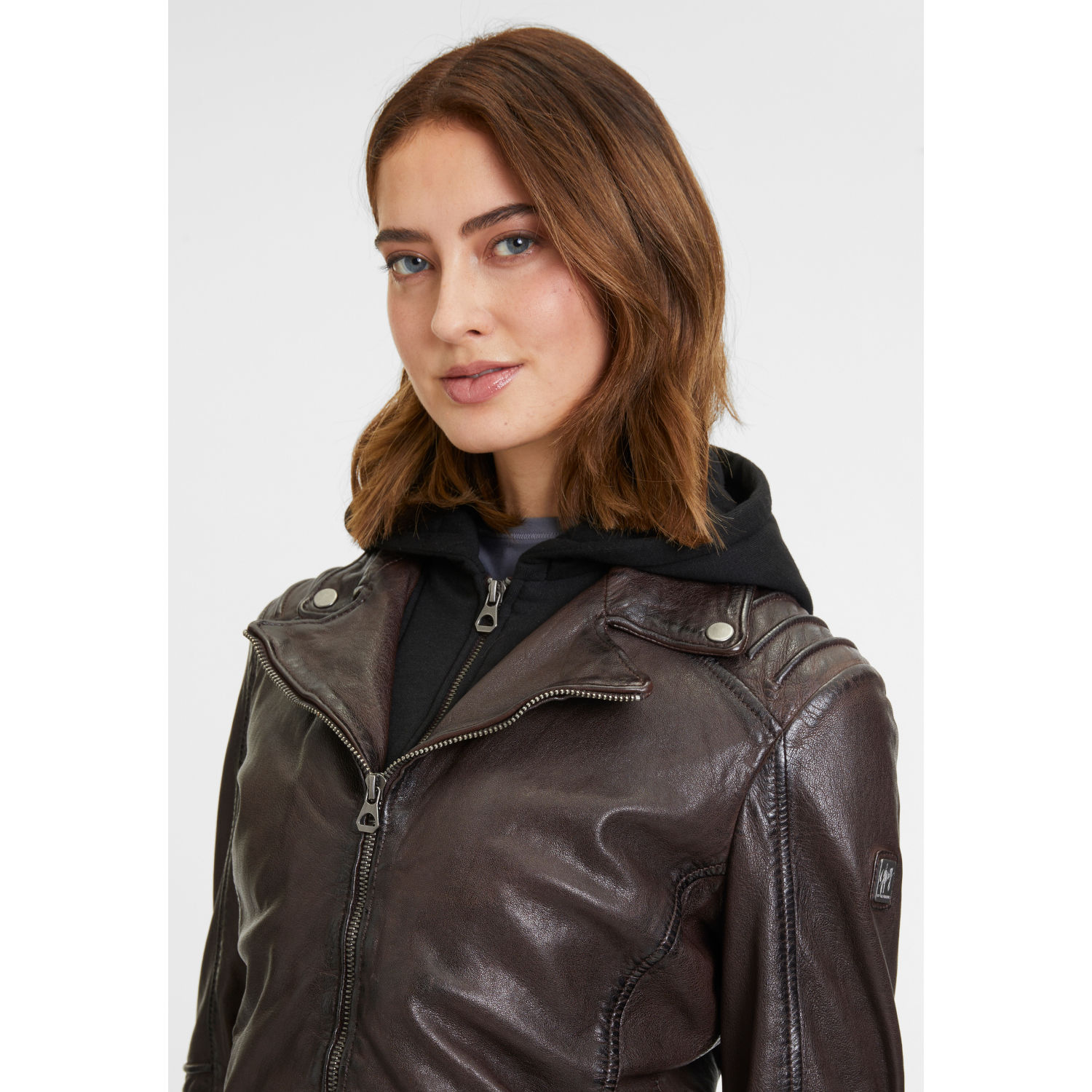 Kurtka skórzana damska Mauritius Kasztan GWFlura – BLACK FRIDAY