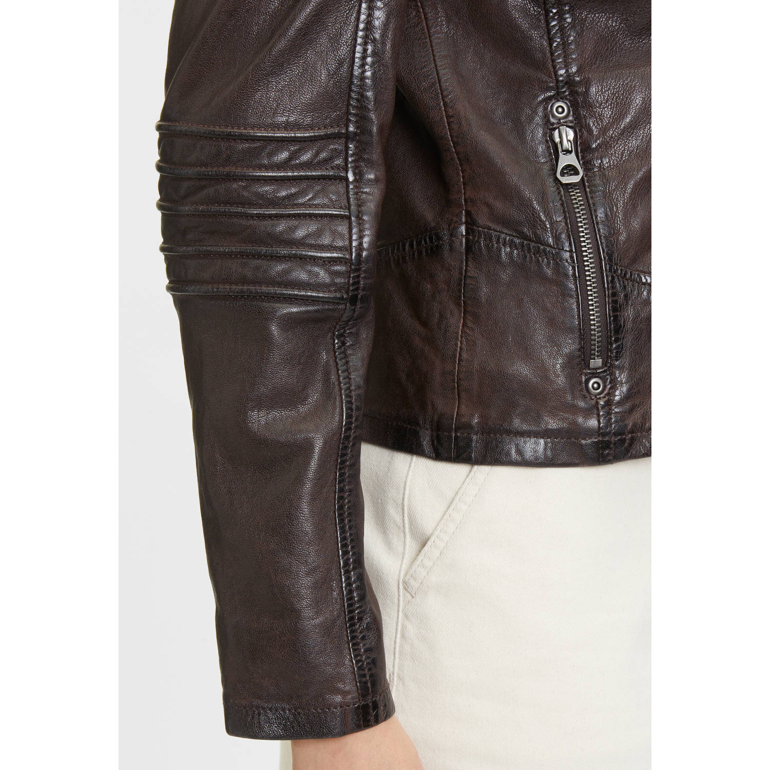 Kurtka skórzana damska Mauritius Kasztan GWFlura – BLACK FRIDAY