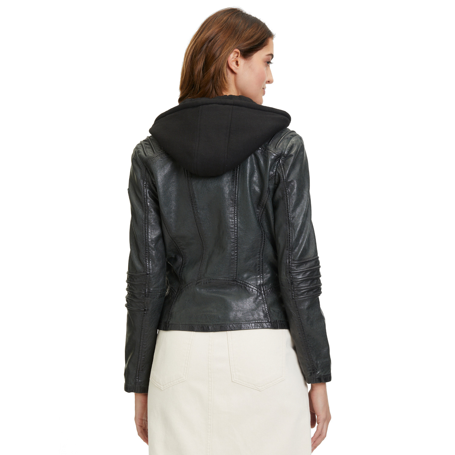 Kurtka skórzana damska Mauritius Ciemnozielona GWFlura – BLACK FRIDAY