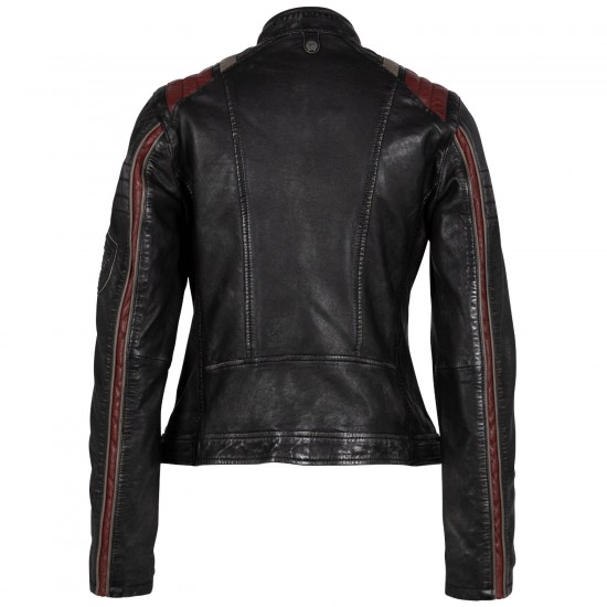 Kurtka skórzana damska Mauritius Czarna GWLeesa 2