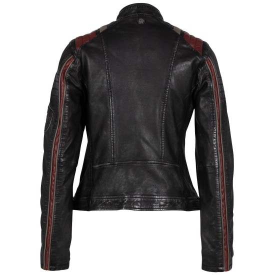 Kurtka skórzana damska Mauritius Czarna GWLeesa 2