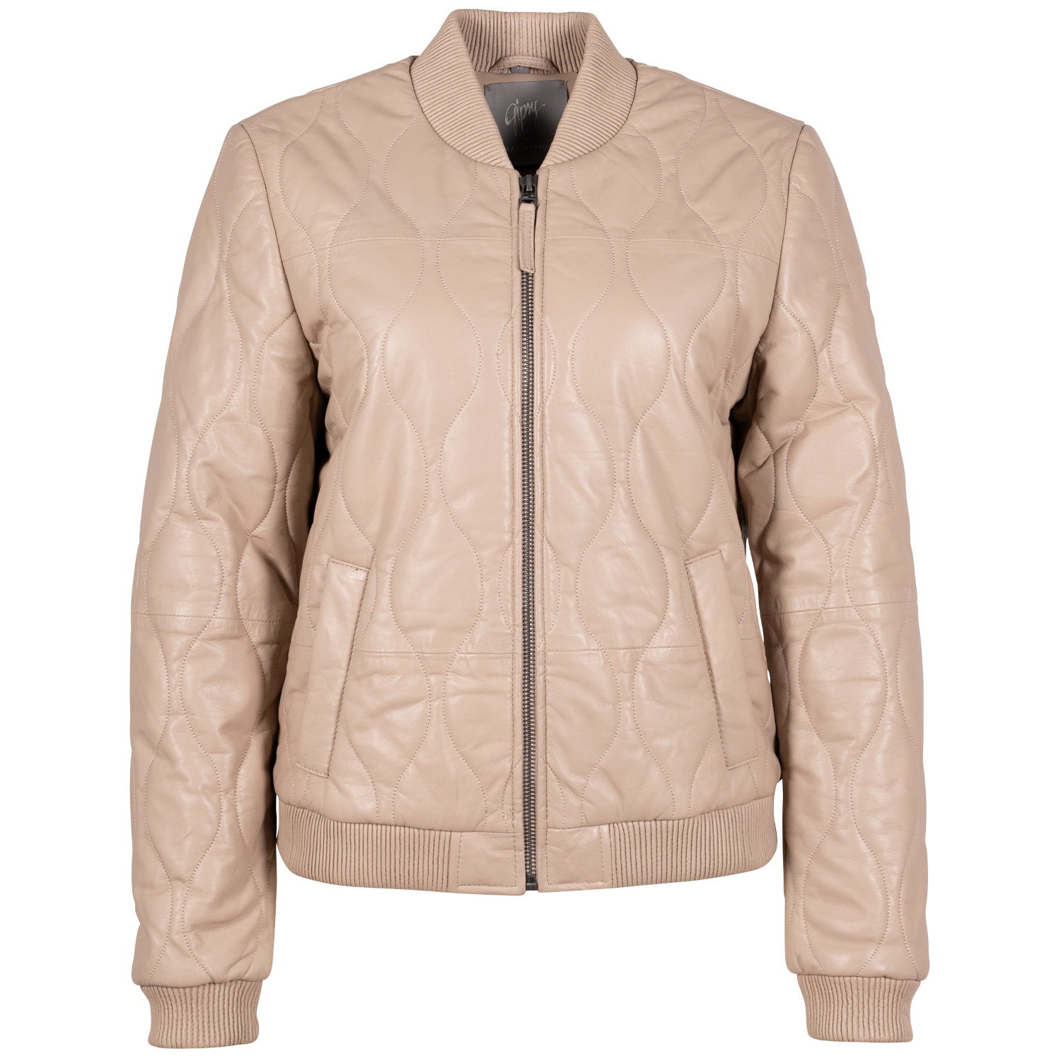 Kurtka skórzana damska Mauritius Beżowa GWMailisa – BLACK FRIDAY