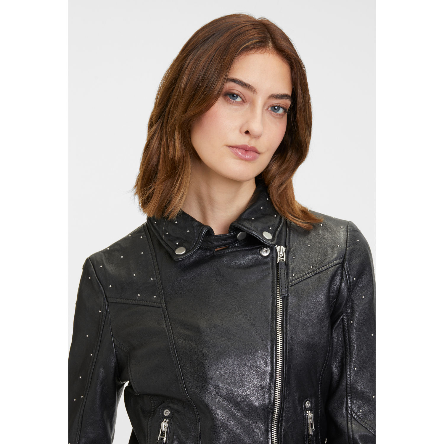 Kurtka skórzana damska Mauritius Czarna GWNoelia – BLACK FRIDAY