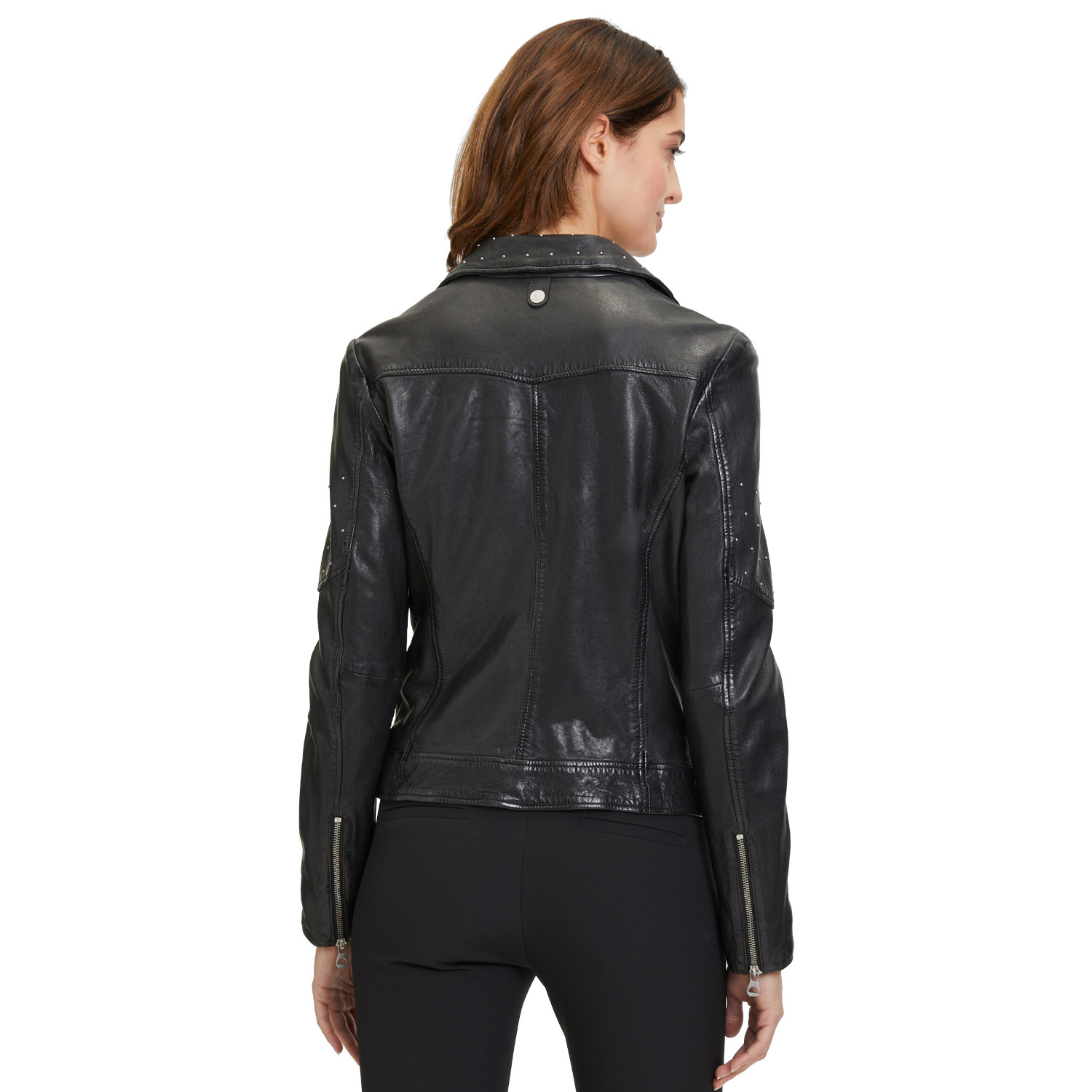 Kurtka skórzana damska Mauritius Czarna GWShanila – BLACK FRIDAY